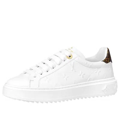 Pre-owned Louis Vuitton (wmns)  Time Out Trainers 'white With White Monogram'