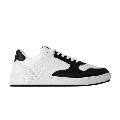Pre-owned Louis Vuitton Wmns Stadium Sneaker 'white Black'