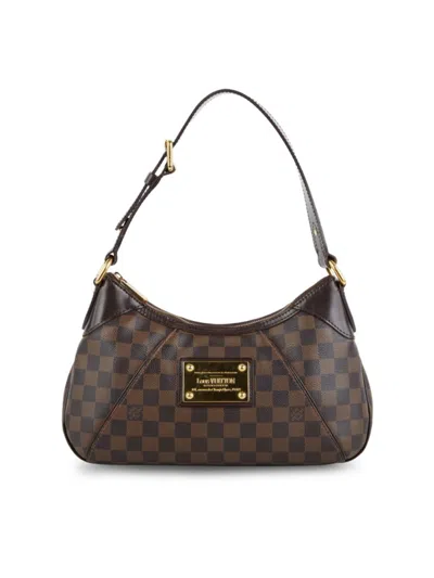 Pre-owned Louis Vuitton Women's Damier Ebene Canvas Shoulder Bag In Brown