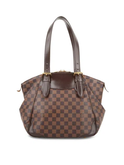 Pre-owned Louis Vuitton Women's Damier Ebene Coated Canvas Shoulder Bag In Brown