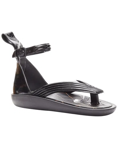 Pre-owned Louis Vuitton Women's Leather Desert Dream Leather Geta Thong Sandal  (authentic Pre-loved)