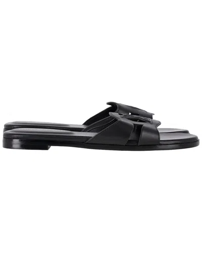 Pre-owned Louis Vuitton Women's Leather Lv Isola Slide Flat Sandal (authentic Pre-loved)