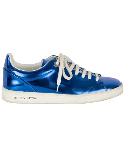 Pre-owned Louis Vuitton Women's Leather Sneaker - '10s (authentic Pre-loved) In Blue