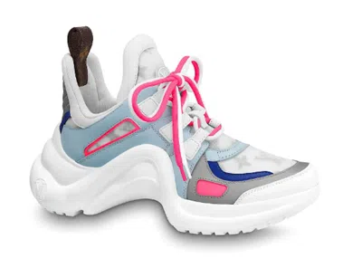 Pre-owned Louis Vuitton Women's  Archlight Sneakers In Pink/blue/white In Multi