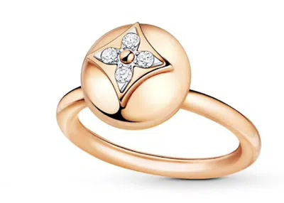 Pre-owned Louis Vuitton Women's  B Blossom Ring In Gold
