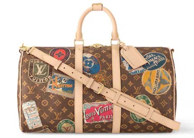 Pre-owned Louis Vuitton Women's  Bandouliere Keepall 45 In Monogram