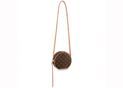 Pre-owned Louis Vuitton Women's  Boite Chapeau Souple Monogram Pm In Brown