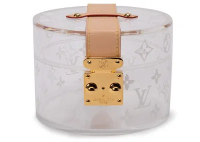 Pre-owned Louis Vuitton Women's  Box Scott Monogram In Clear/beige