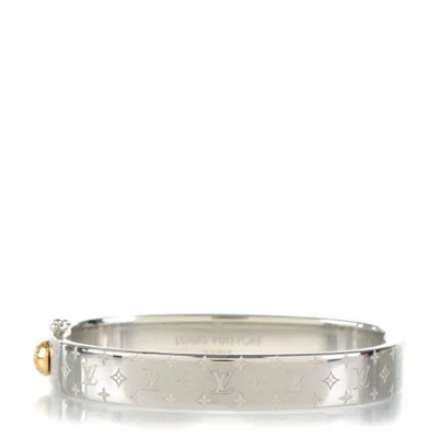 Pre-owned Louis Vuitton Women's  Bracelet Nanogram Cuff Monogram S