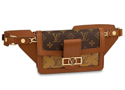 Pre-owned Louis Vuitton Women's  Bumbag Dauphine Monogram Reverse In Brown