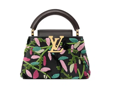 Pre-owned Louis Vuitton Women's  Capucines Mini In Black