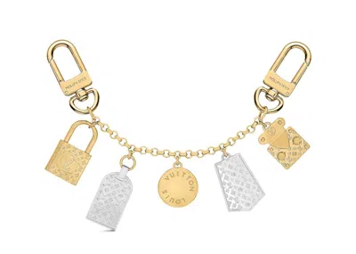 Pre-owned Louis Vuitton Women's  Chaine Nanogram Icons Bag Charm And Chain In Gold/silver In Multi