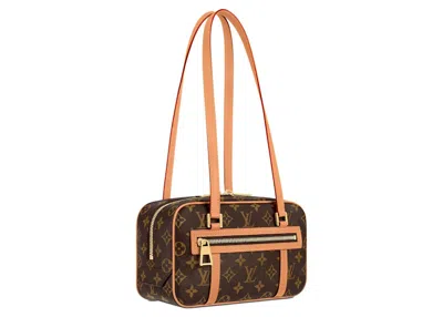 Pre-owned Louis Vuitton Women's  Cite Bag Monogram Canvas In Brown