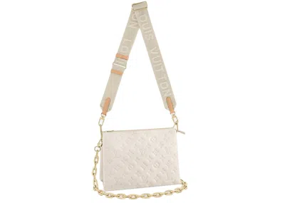 Pre-owned Louis Vuitton Women's  Coussin Pm In Cream In White
