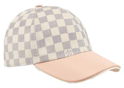 Pre-owned Louis Vuitton Women's  Damier Azur Cap In Multi