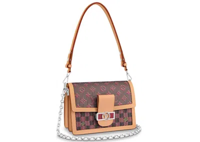Pre-owned Louis Vuitton Women's  Dauphine Damier Monogram Lv Pop Mm In Pink