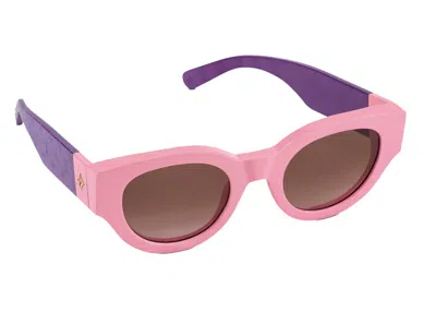 Pre-owned Louis Vuitton Women's  Dunes Sunglasses In Fuchsia In Pink