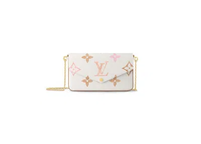 Pre-owned Louis Vuitton Women's  Felicie Pochette In Beige