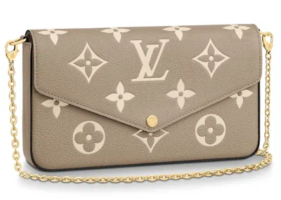 Pre-owned Louis Vuitton Women's  Felicie Pochette In Dove/cream