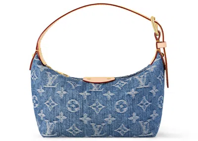 Pre-owned Louis Vuitton Women's  Hills Pochette In Monogram Denim Blue