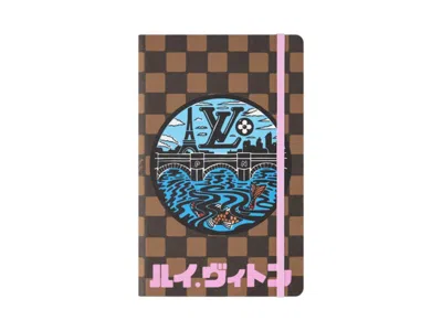 Pre-owned Louis Vuitton Women's  Jane Notebook Mm In Damier