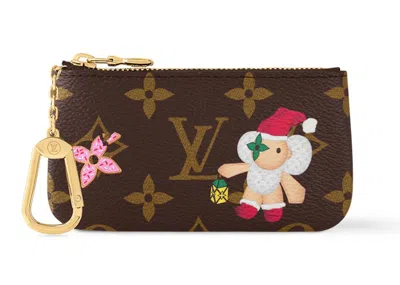 Pre-owned Louis Vuitton Women's  Key Pouch In Monogram/candy Red