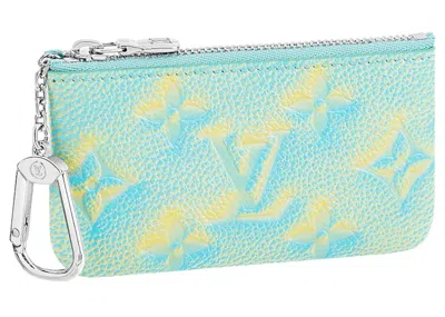 Pre-owned Louis Vuitton Women's  Key Pouch In Vert D'eau Green
