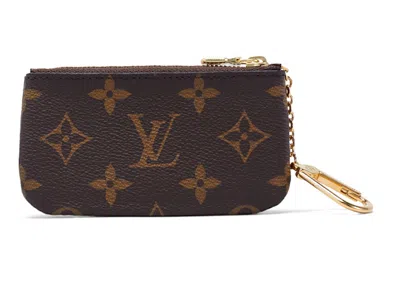 Pre-owned Louis Vuitton Women's  Key Pouch Monogram Brown In Brown Monogram