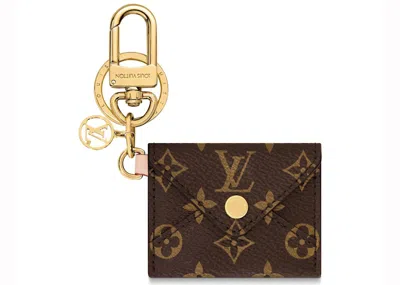 Pre-owned Louis Vuitton Women's  Kirigami Pouch Bag Charm And Key Holder Monogram In Brown