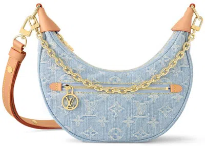 Pre-owned Louis Vuitton Women's  Loop In Sky Blue Denim