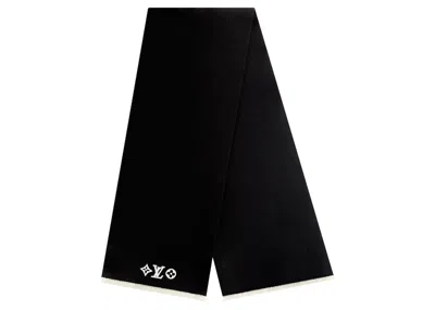 Pre-owned Louis Vuitton Women's  Lv Headline Scarf In Black