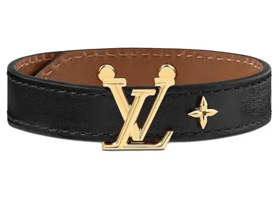 Pre-owned Louis Vuitton Women's  Lv Iconic Bracelet In Black