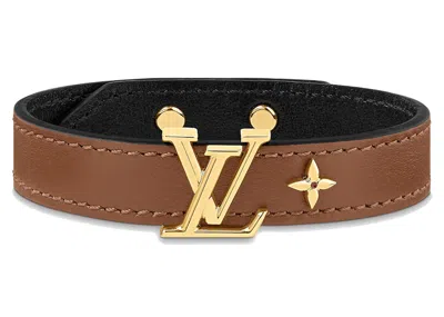 Pre-owned Louis Vuitton Women's  Lv Iconic Bracelet In Tan