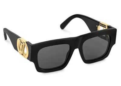 Pre-owned Louis Vuitton Women's  Lv Link Square Sunglasses In Black