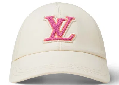 Pre-owned Louis Vuitton Women's  Lv Signature Cap In Beige