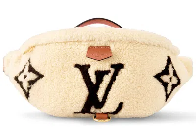 Pre-owned Louis Vuitton Women's  Lv Ski Bumbag In Cream/brown