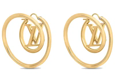 Pre-owned Louis Vuitton Women's  Lv Spiral Earrings In Gold