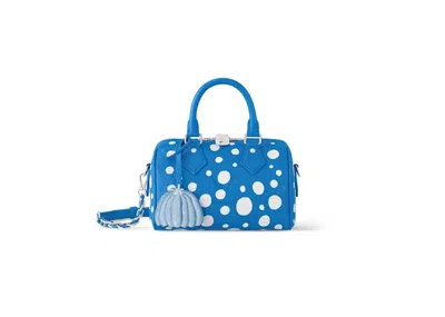 Pre-owned Louis Vuitton Women's  Lv X Ky Speedy Bandouliere 20 In Blue/white In Multi