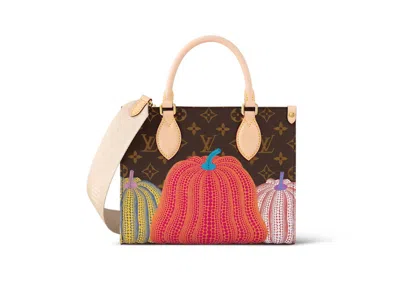 Pre-owned Louis Vuitton Women's  Lv X Yk Onthego Pm In Pumpkin Print