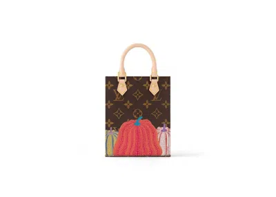 Pre-owned Louis Vuitton Women's  Lv X Yk Petit Sac Plat In Pumpkin Print