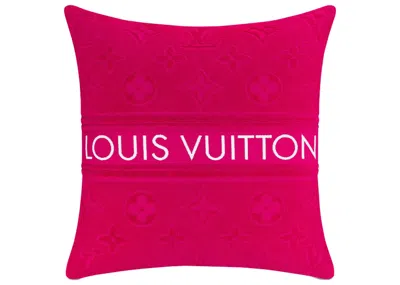 Pre-owned Louis Vuitton Women's  Lvacation Beach Pillow In Fuchsia