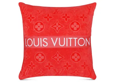 Pre-owned Louis Vuitton Women's  Lvacation Beach Pillow In Poppy
