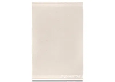 Pre-owned Louis Vuitton Women's  Lvacation Beach Towel In Cream
