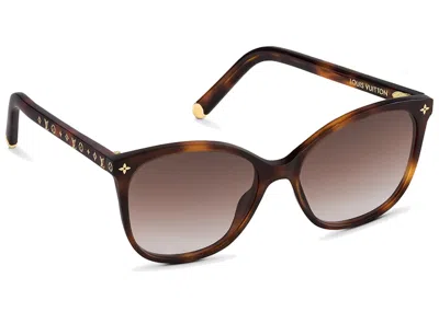 Pre-owned Louis Vuitton Women's  Me Monogram Light Cat Eye Sunglasses In Light Tortoiseshell (z1659e/w)
