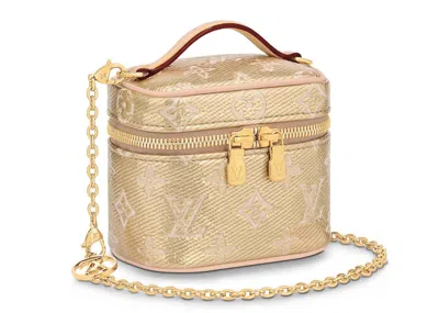 Pre-owned Louis Vuitton Women's  Micro Vanity In Beige In Sand