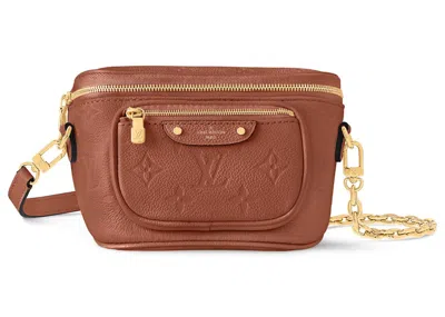 Pre-owned Louis Vuitton Women's  Mini Bumbag In Cognac