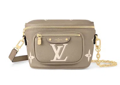 Pre-owned Louis Vuitton Women's  Mini Bumbag In Tourterelle Beige/cream