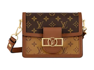 Pre-owned Louis Vuitton Women's  Mini Dauphine/ Reverse In Monogram/monogram Reverse