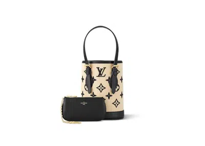 Pre-owned Louis Vuitton Women's  Nano Bucket In Black