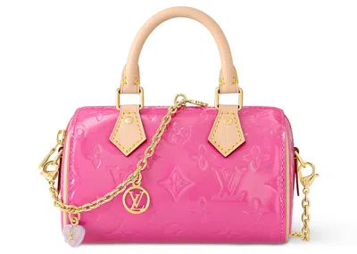 Pre-owned Louis Vuitton Women's  Nano Speedy In Neon Pink